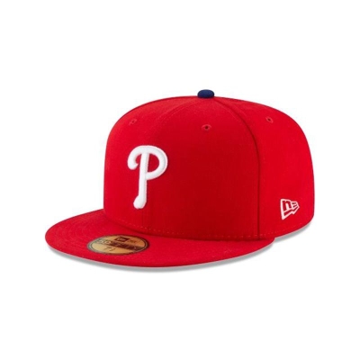 Philadelphia Phillies Gorra | New Era MLB Authentic Collection 59fifty Fitted Cap Mexico - Rojos